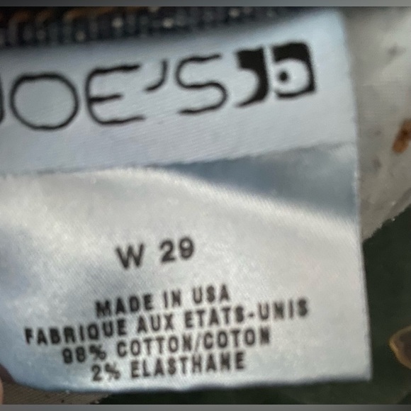 Joe's Jeans Chelsea Dark Blue Denim Straight Leg Mid Rise‎ Jeans Women's EUC - Picture 4 of 9